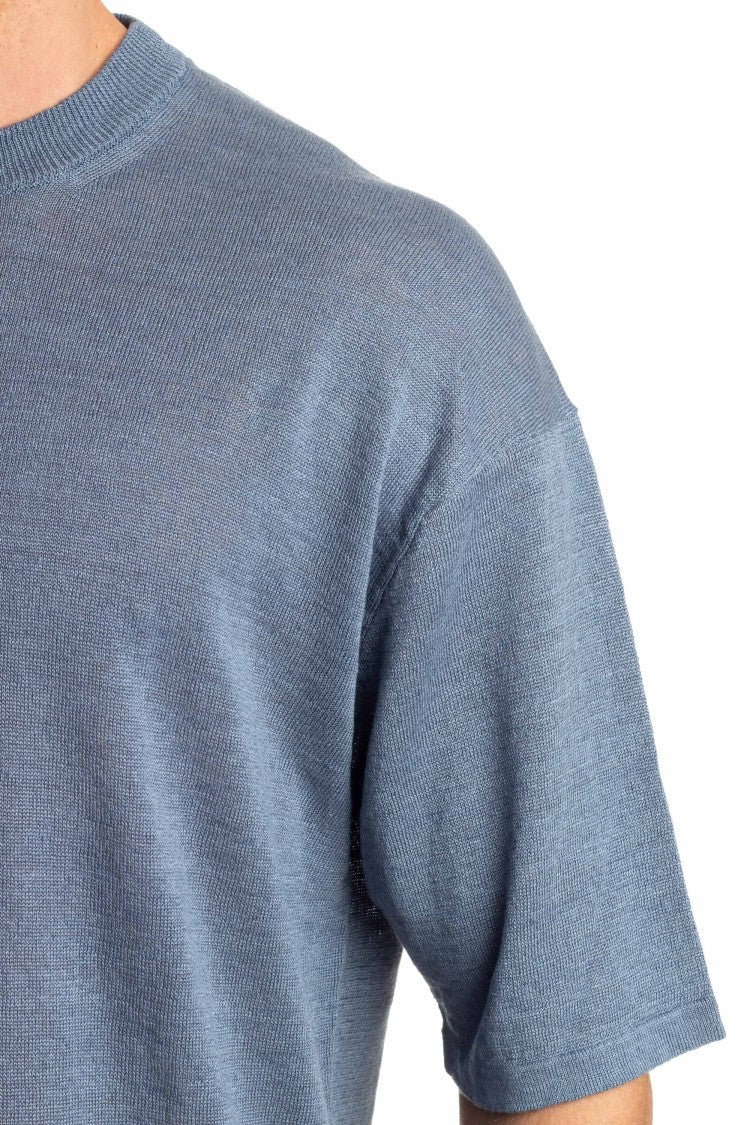 Roberto Collina Pure Linen Over Fit T-Shirt