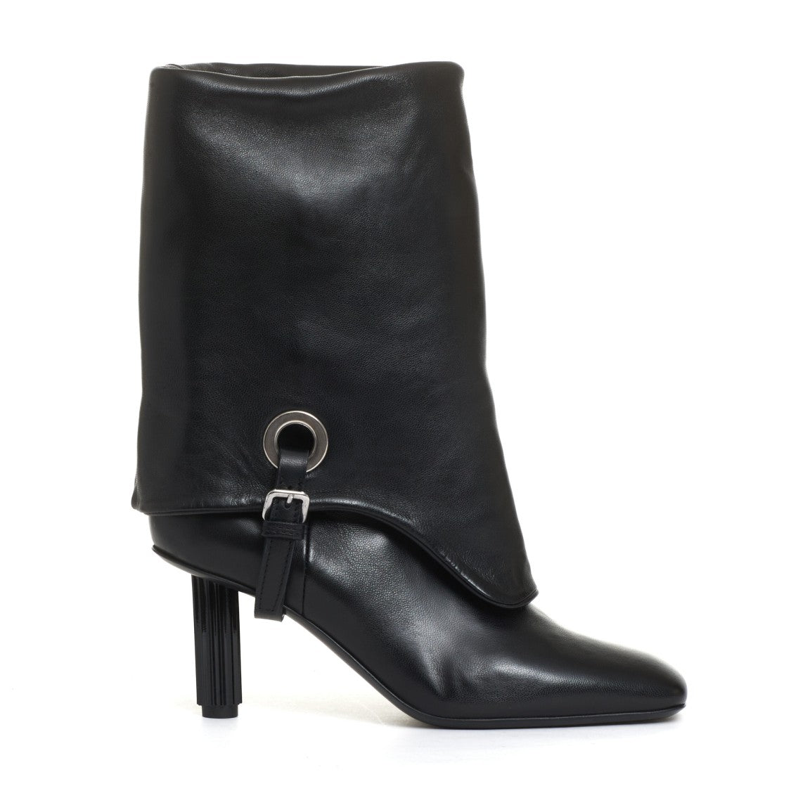 Agl Ankle Boot With Cuff 70mm Heel Black