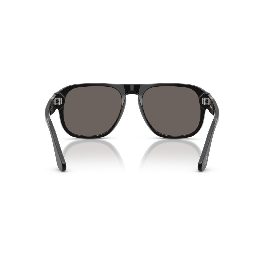 Persol 0Po3310s Bold Rectangular Acetate Sunglasses With Refined Silver Detailing