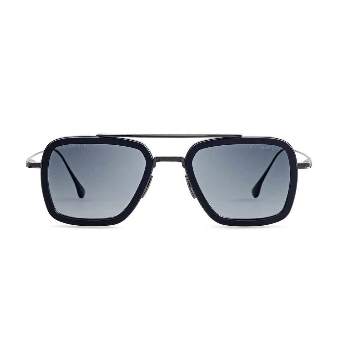 Dita Flight.006 Bold Square Frame Sunglasses With Double Bridge Design