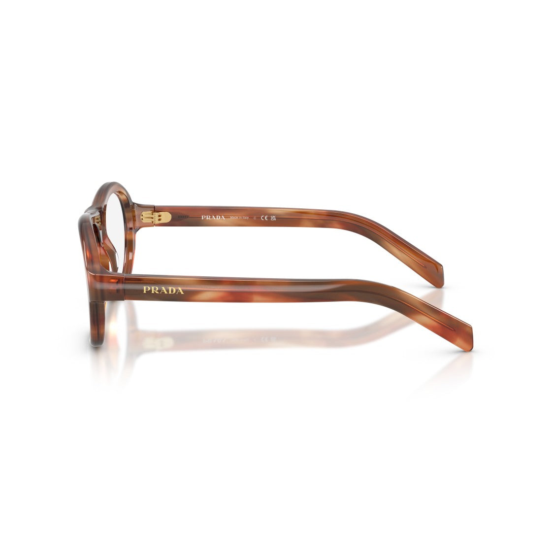 Prada 0Pr C12v Aviator-Inspired Tortoiseshell Acetate Sunglasses