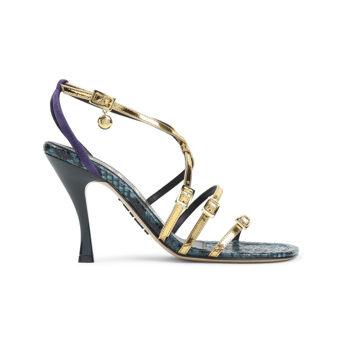 Loewe New Comic 90 Multicolor Goatskin Sandals