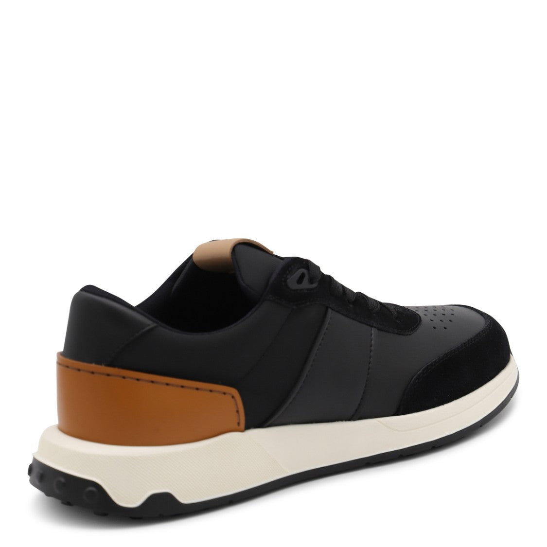 Tod's Black Leather Sneakers