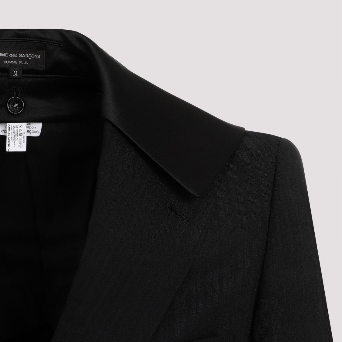 Comme Des Garçons Black Wool Jacket