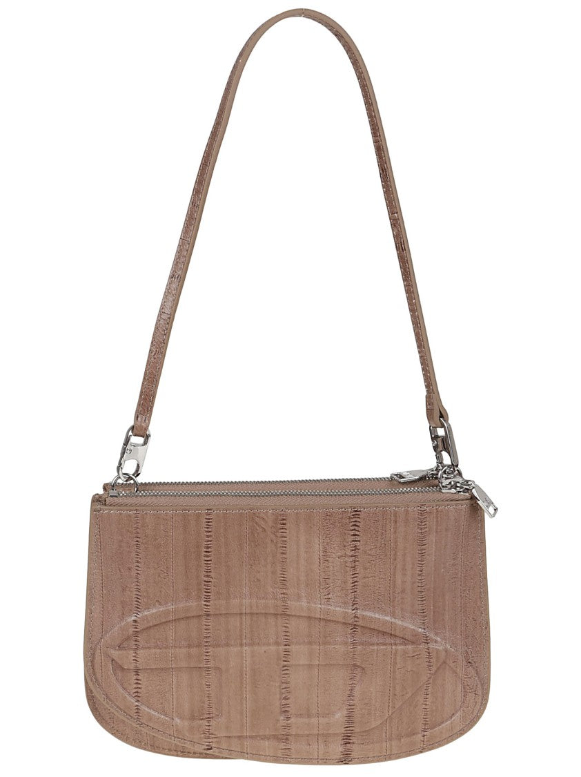Diesel Beige Leather Shoulder Bag