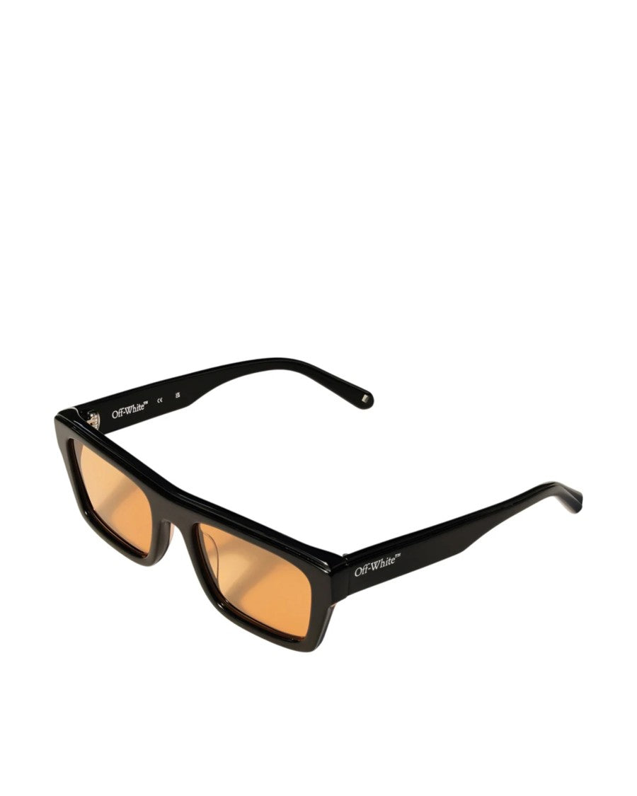 Off-White Black Flint Acetate Square Sunglasses