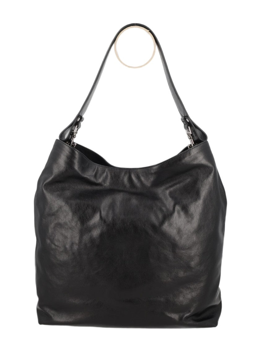 Vivienne Westwood Soft Leather Shoulder Bag With Slouchy Silhouette