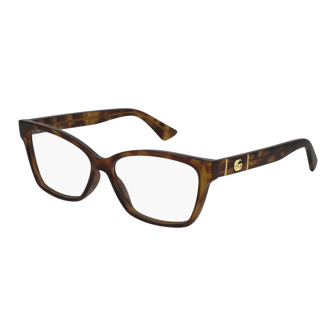 Gucci Gg0634o Rectangular Tortoiseshell Eyeglasses