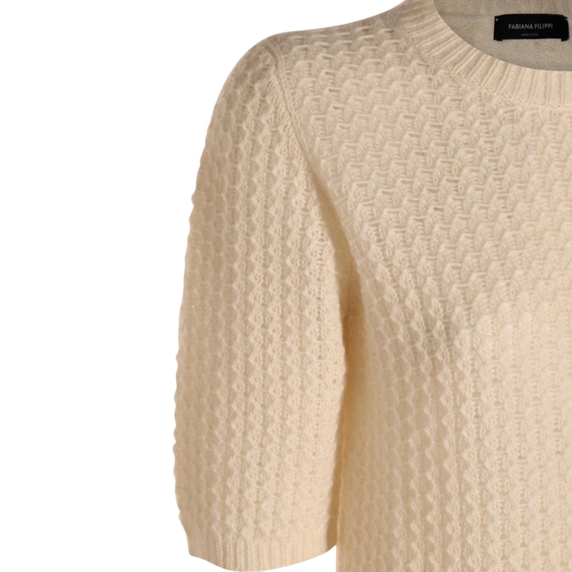 Fabiana Filippi Textured Knit Sweater With Relaxed Fit