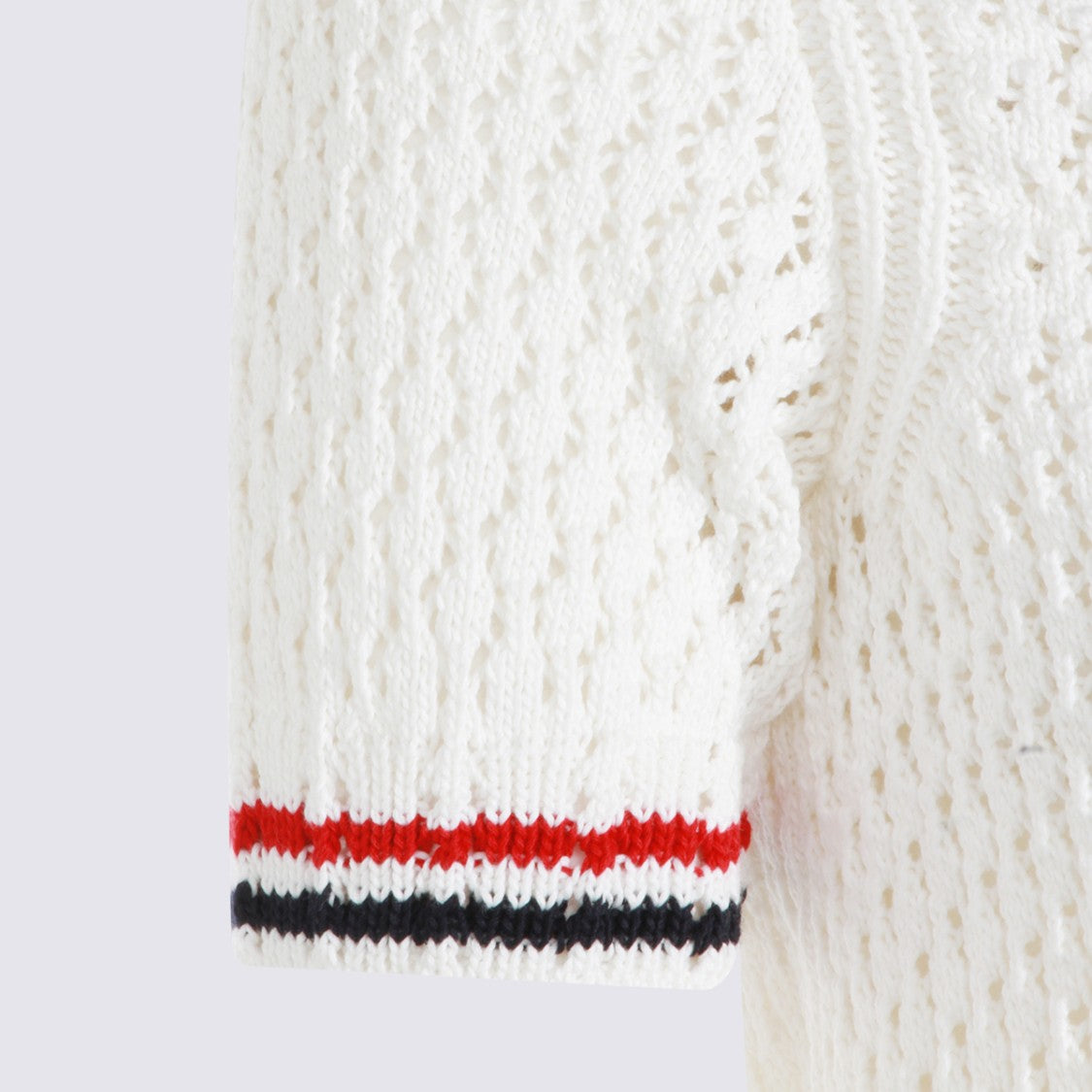 Thom Browne White Cotton Knitwear