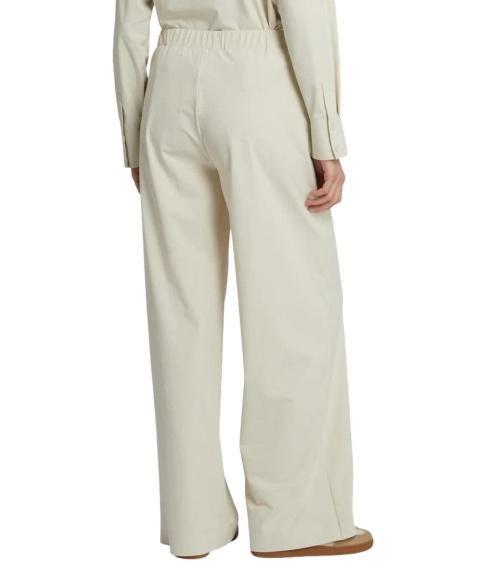 Max Mara Ivory White Mmlagoraio Polyamide Trousers