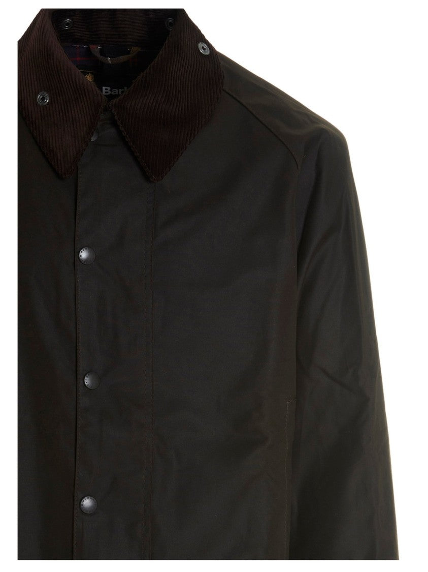 Barbour Matte Finish Barbour Jacket With Structured Silhouette
