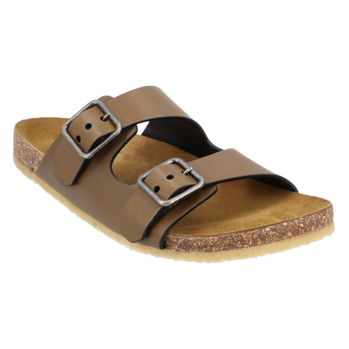 Saint Laurent Smooth Leather "Jimmy" Flat Sandals