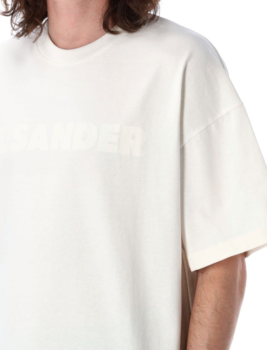 Jil Sander Porcelain Oversized Cotton Logo T-Shirt