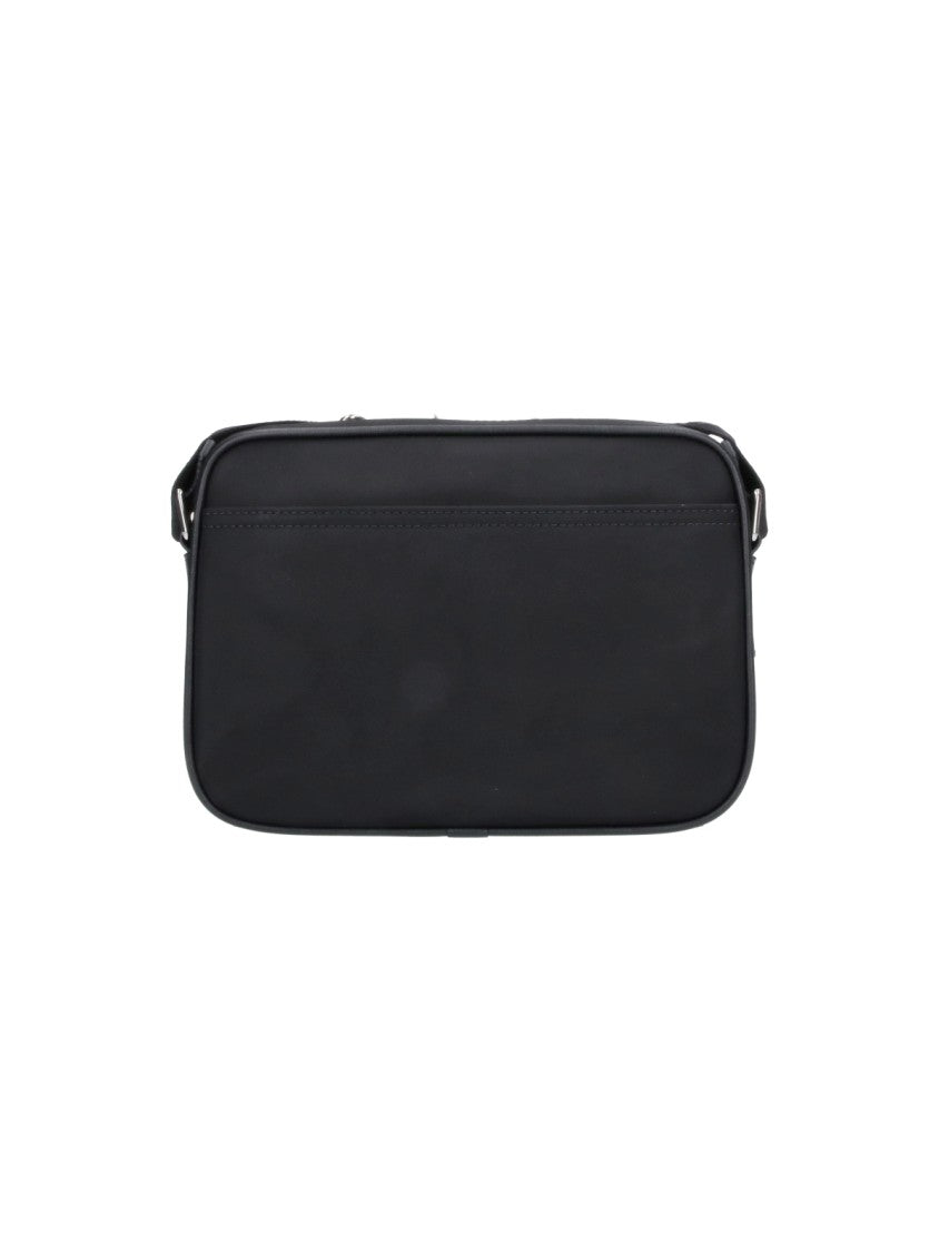 Burberry Black Paddy Fabric Shoulder Bag