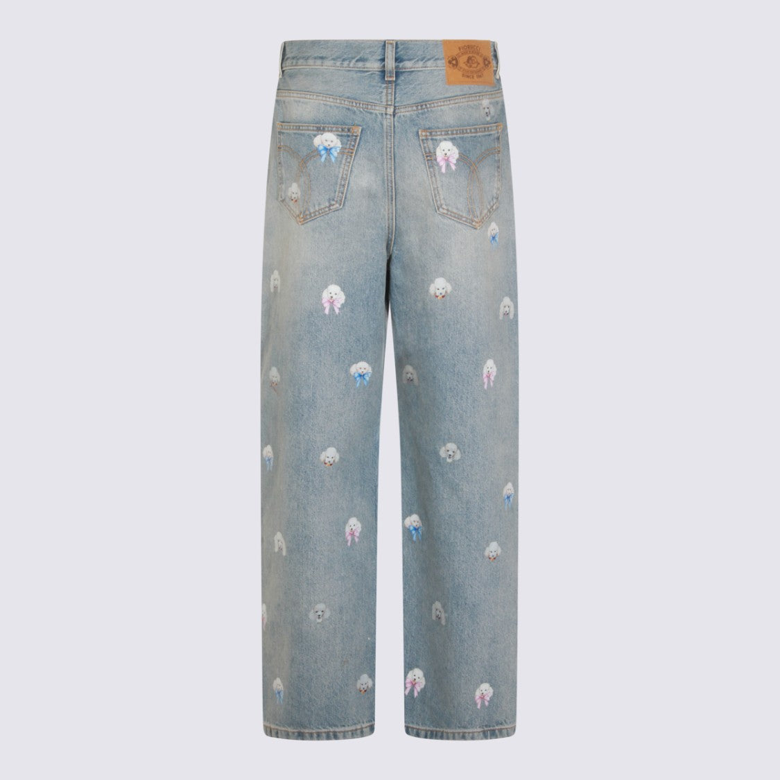 Fiorucci Relaxed Straight-Leg Jeans With Playful Embroidery