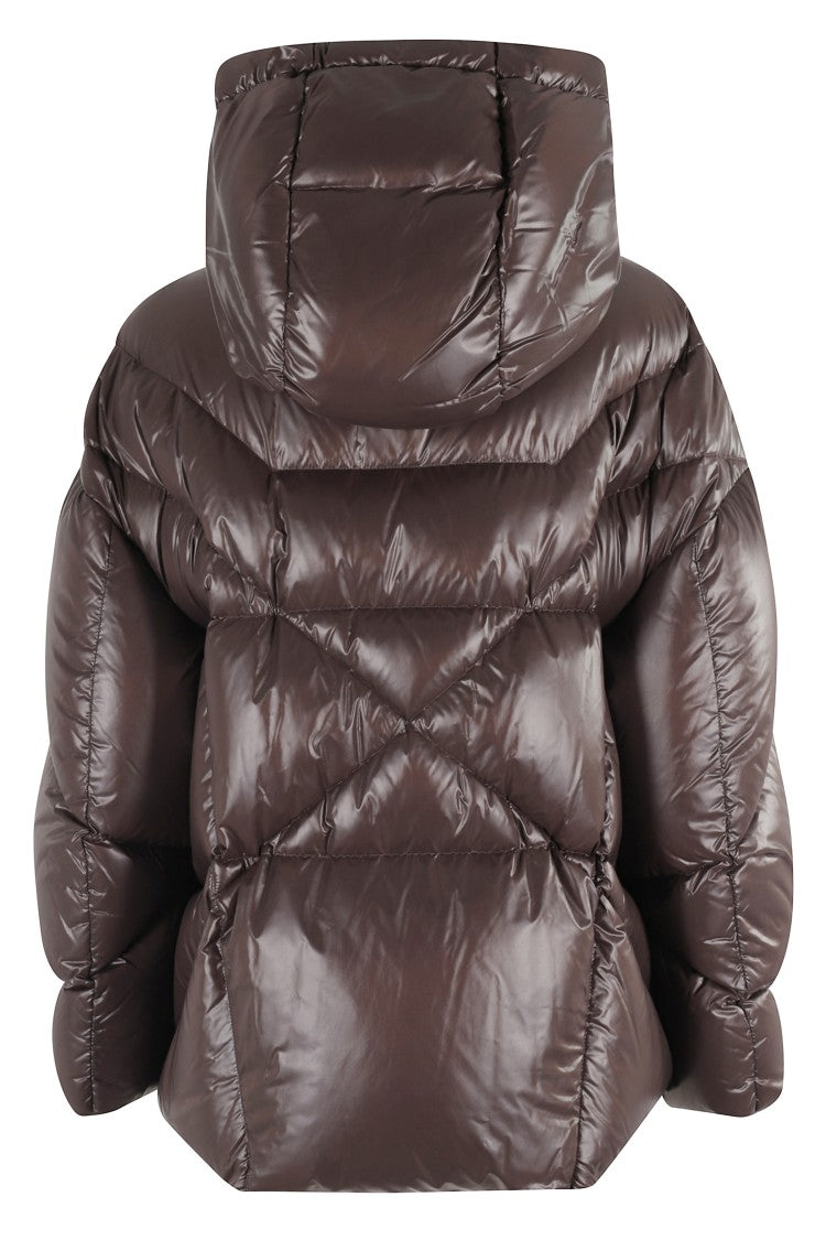 Khrisjoy Iconic Milano Down Jacket In Shiny Nylon