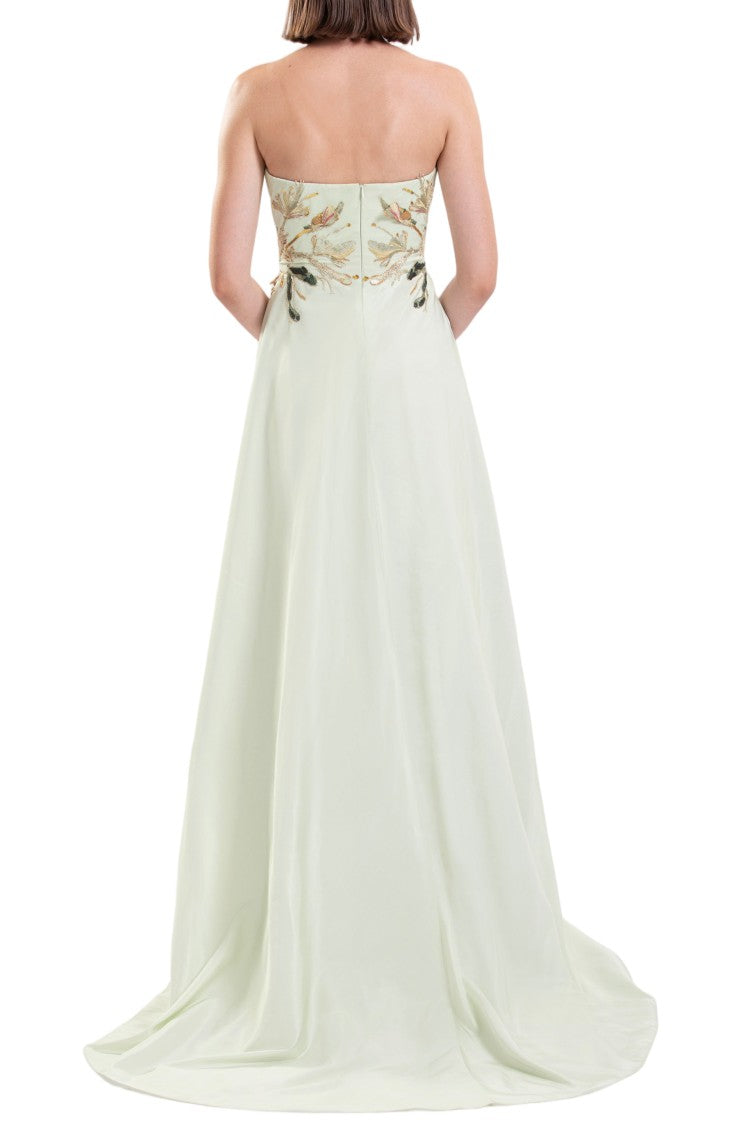 Saiid Kobeisy Draped Taffeta Dress