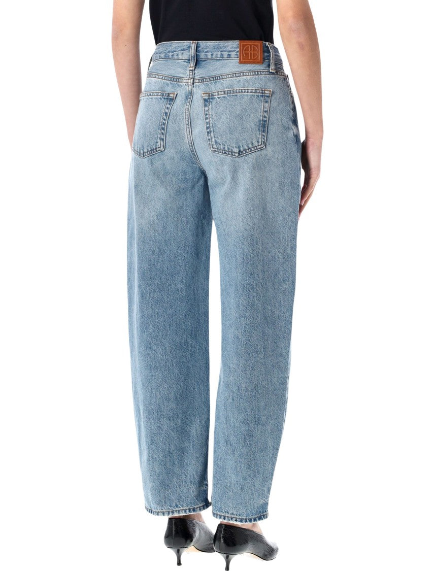 Anine Bing Fritz Barrel Silhouette Denim Jeans