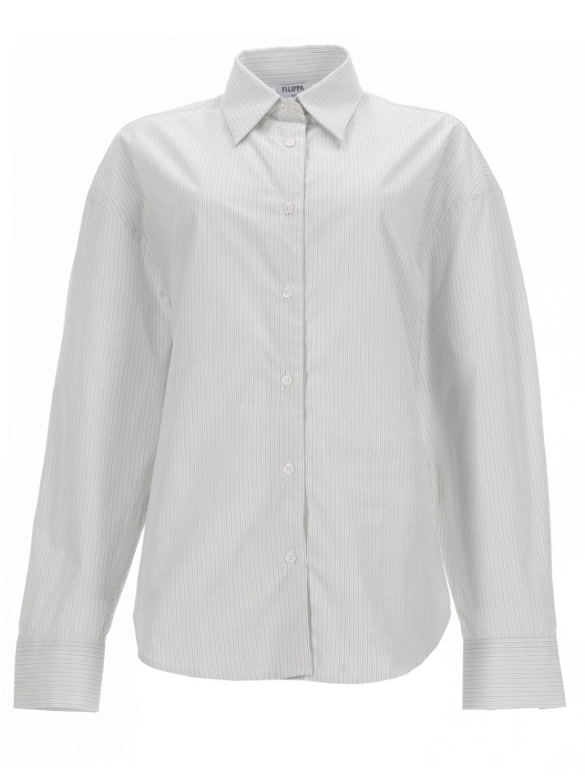 Filippa K Relaxed Fit Vertical Stripes Shirt