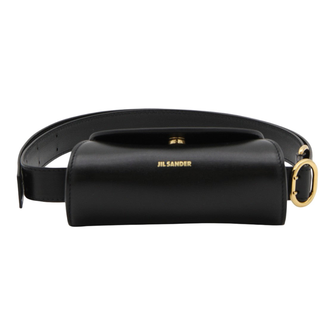 Jil Sander Rectangular Belt Bag With Structured Silhouette And Gold-Tone Hardware