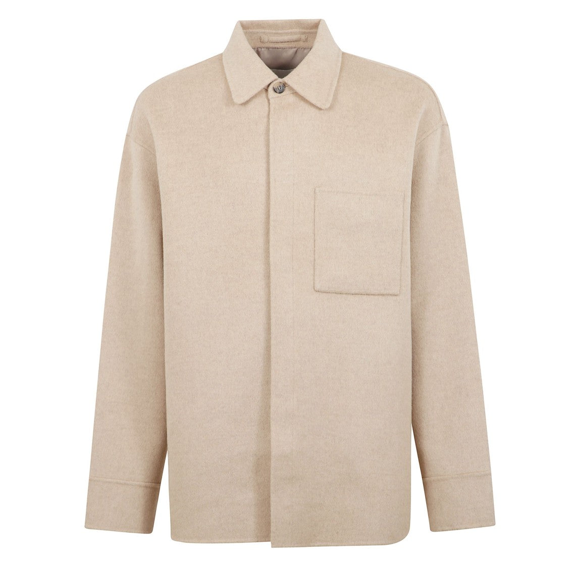 J. W. Anderson Oversized Shirt Jacket With Hidden Button Closure