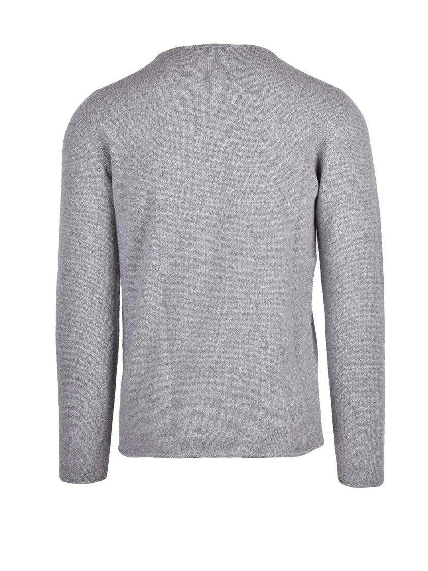 Daniele Fiesoli Cashmere Crewneck Sweater With Fine Knit Texture