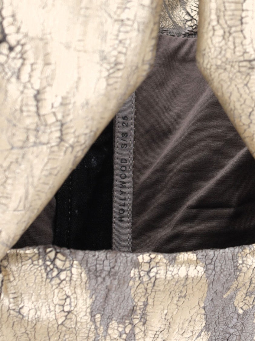 Rick Owens "Kunst" Bustier Top – Gold