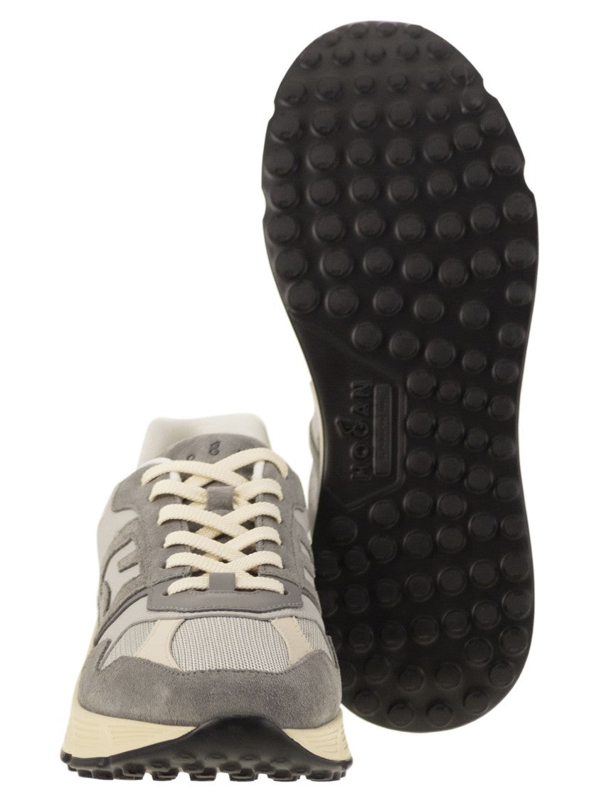Hogan Hyperlight - Suede And Canvas Sneakers
