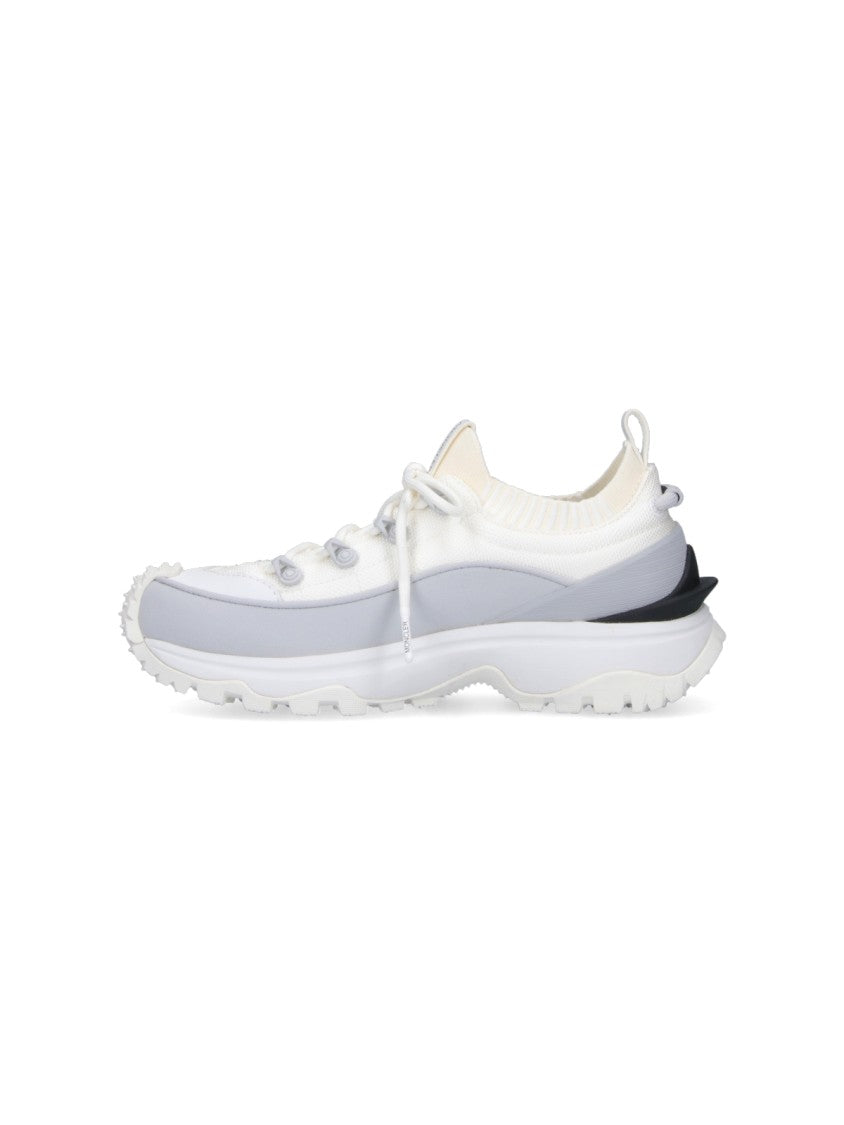 Moncler White Trailgrip Lite3 Mesh Sneakers