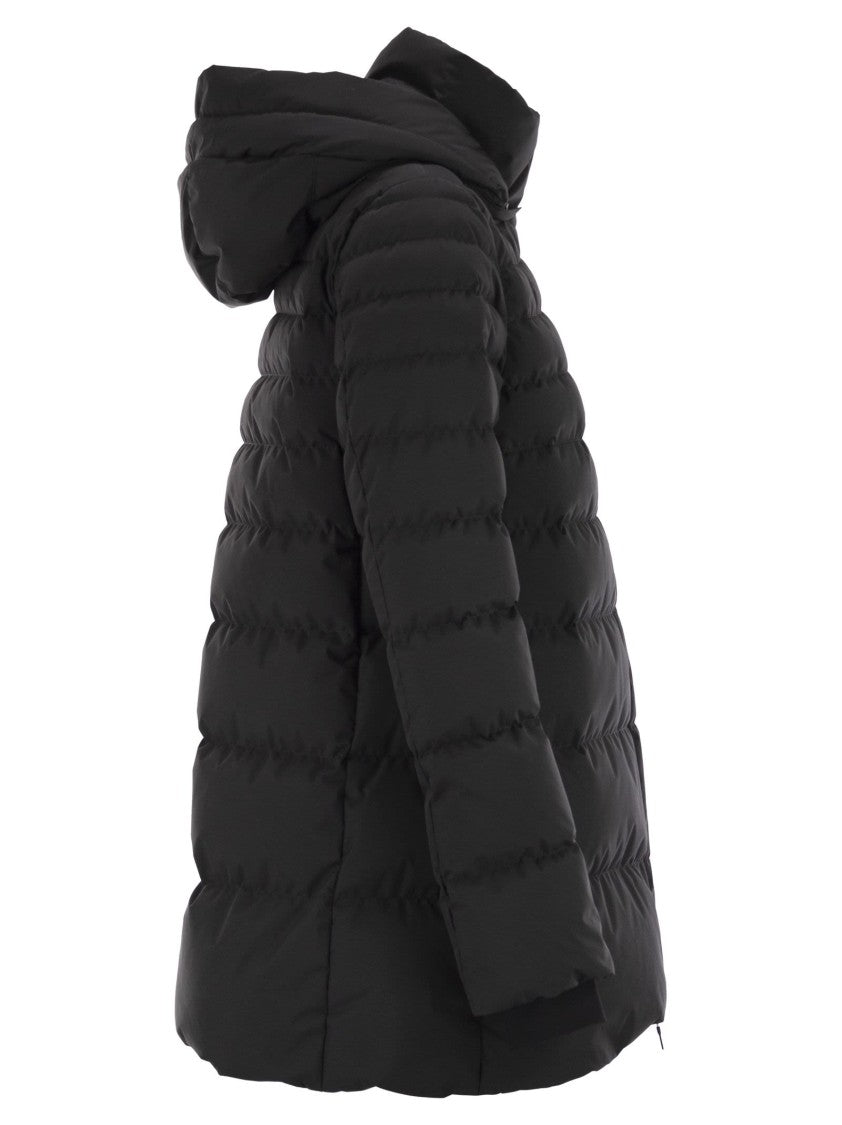 Herno 2-Layer Hooded Down Jacket