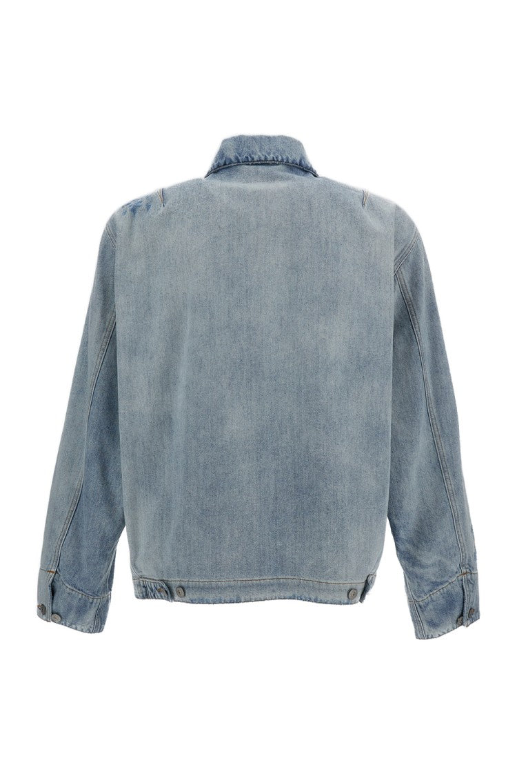 Mm6 By Maison Margiela Pure Cotton Denim Jacket
