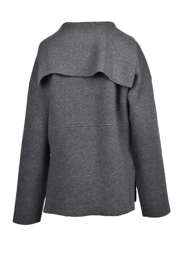 Jil Sander Reversible Oversized Knit - Grey