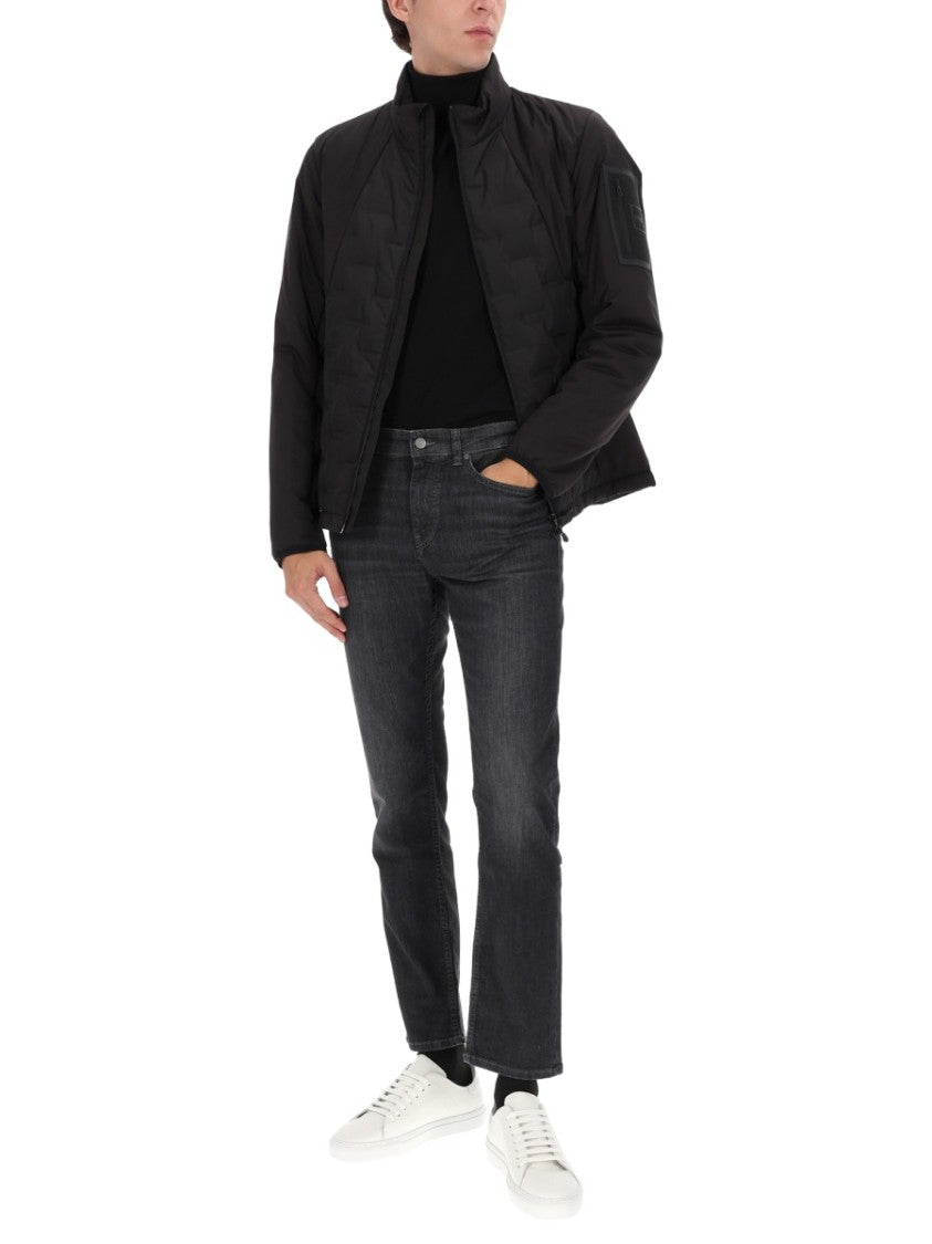 Boss Black Polyester Hybrid Down Jacket