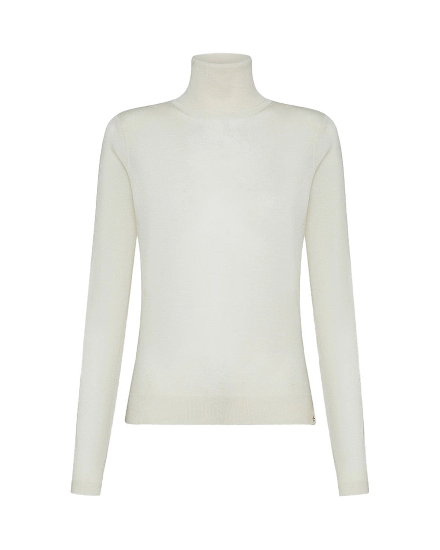 Peuterey White Pure Virgin Wool Turtleneck