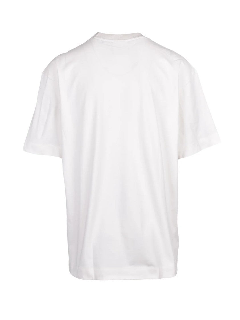 Boss X Steiff White Cotton Crewneck T-Shirt