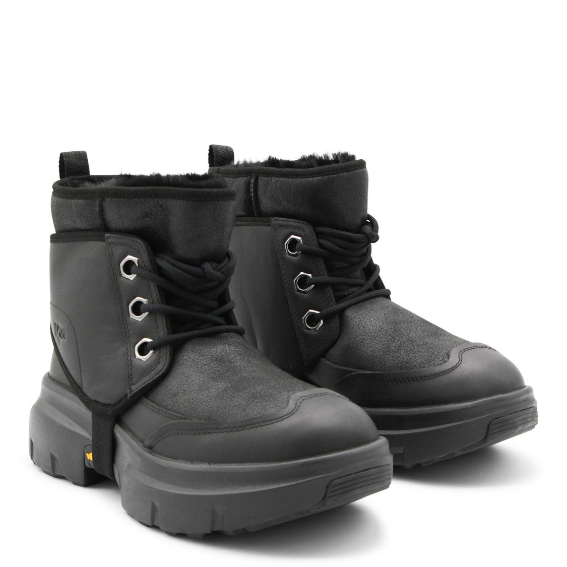 Ugg Round Toe Lace-Up Boots