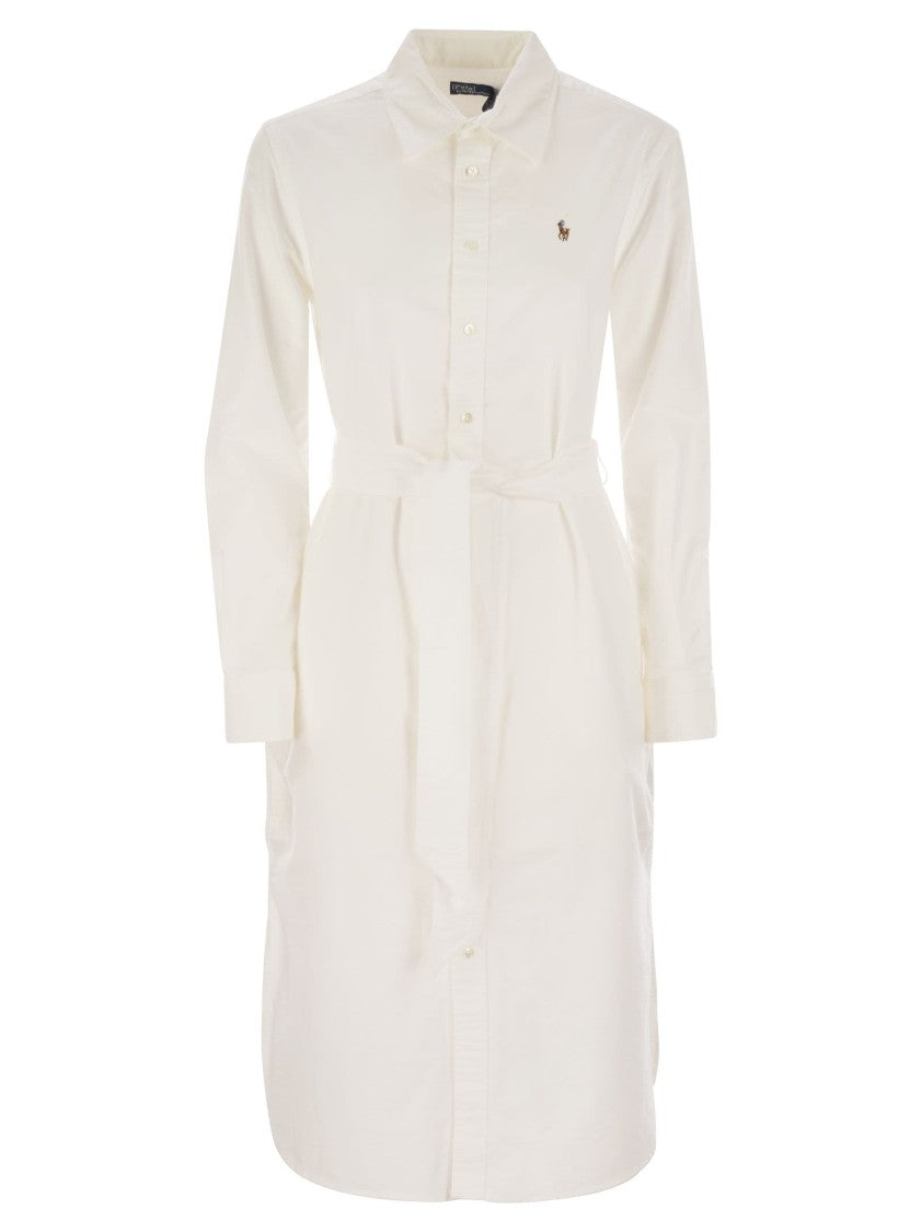 Polo Ralph Lauren Cotton Chemisier With Belt