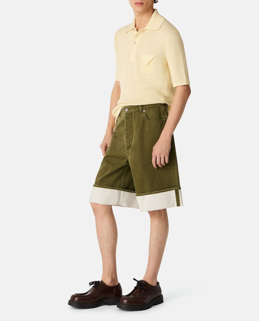 Bottega Veneta Stone Washed Short Pants