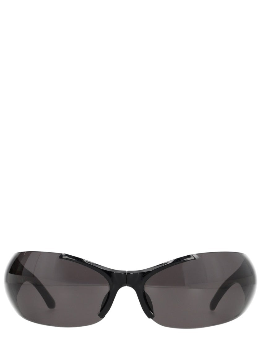Balenciaga Afterhour Oval Dark Tinted Sunglasses