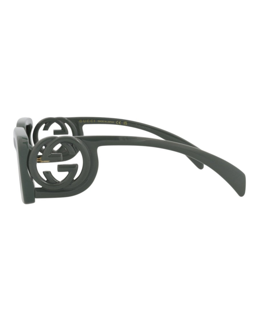 Gucci Square-Frame Injection Sunglasses