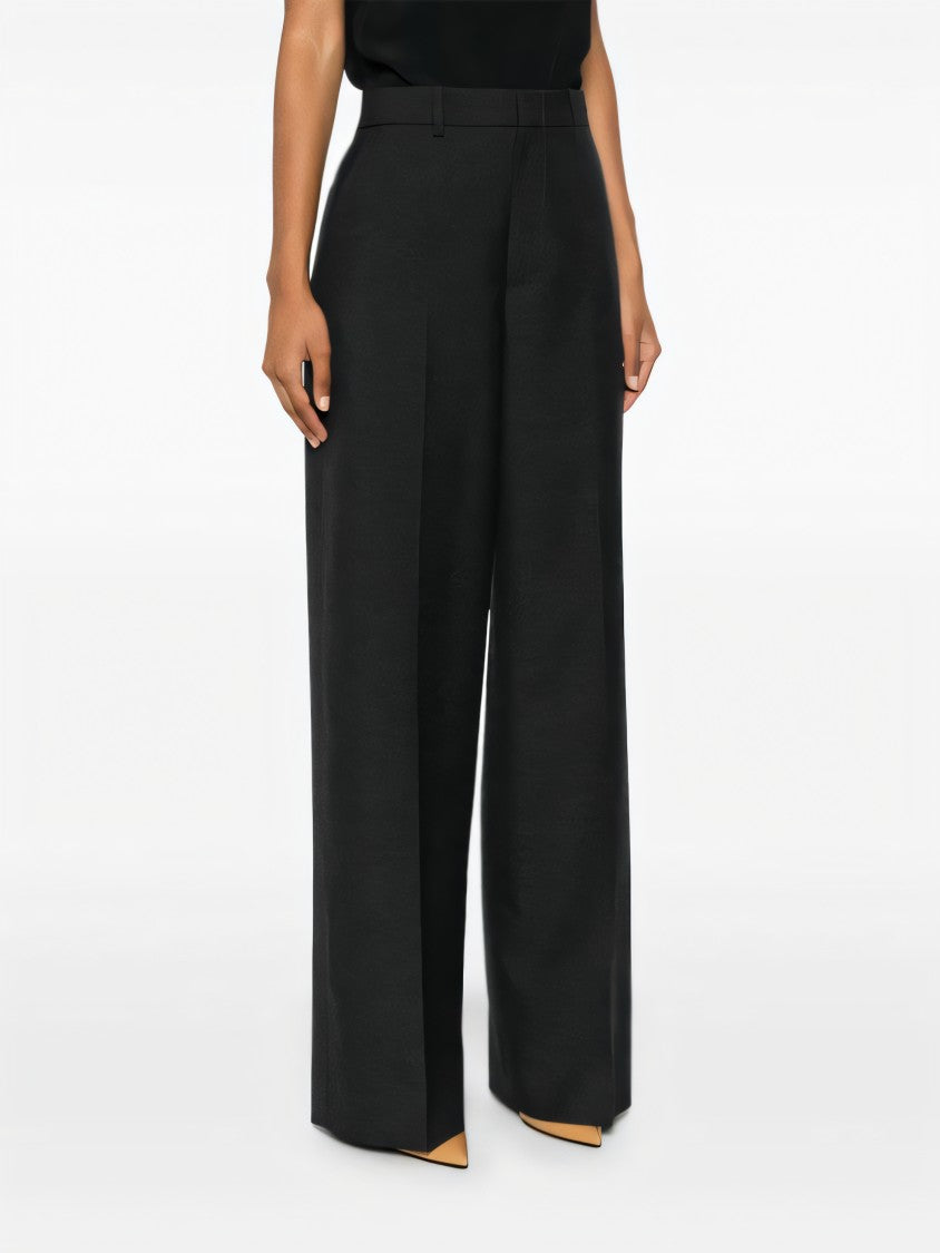 Gucci High-Waisted Tailored Suit Pants With Wide-Leg Silhouette