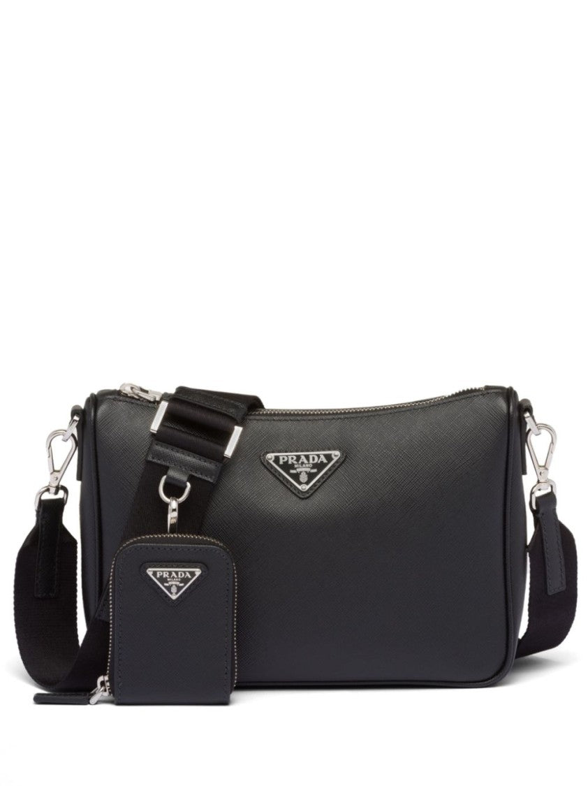 Prada Saffiano-Leather Shoulder Bag