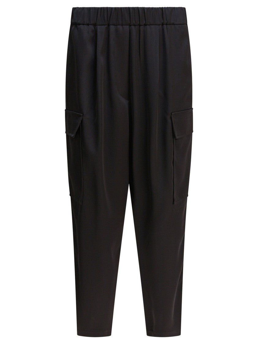 Semper Mid-Rise Relaxed Cargo Pants With Tapered Cut