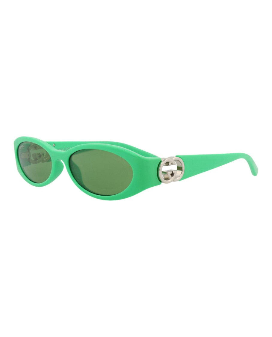Gucci Round-Frame Injection Sunglasses