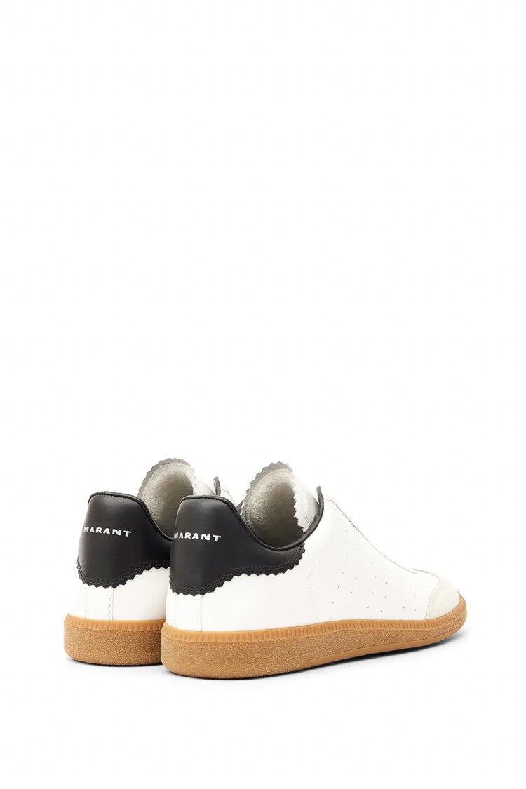 Isabel Marant Brycy Leather Sneakers With Suede Details