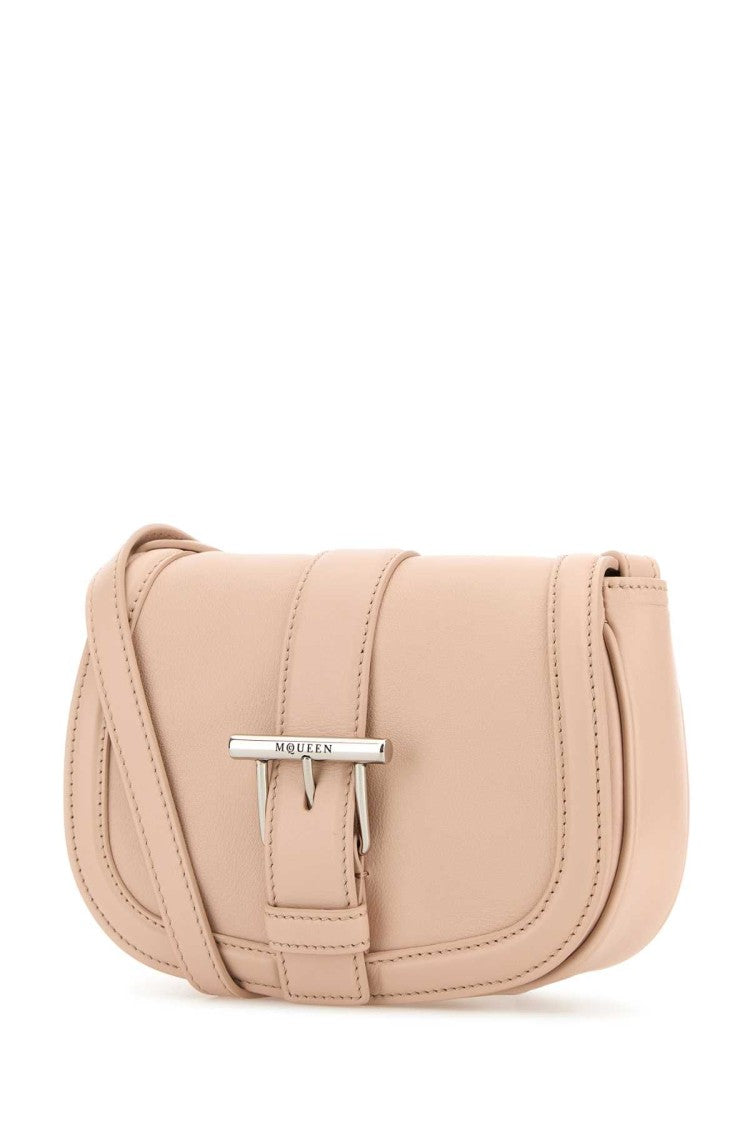 Alexander Mcqueen Pastel Pink Leather Mini Satchel Crossbody Bag