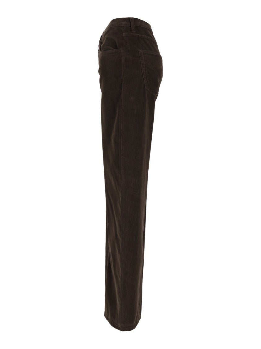 Dondup Jacklyn Five-Pocket Wide-Leg Pants