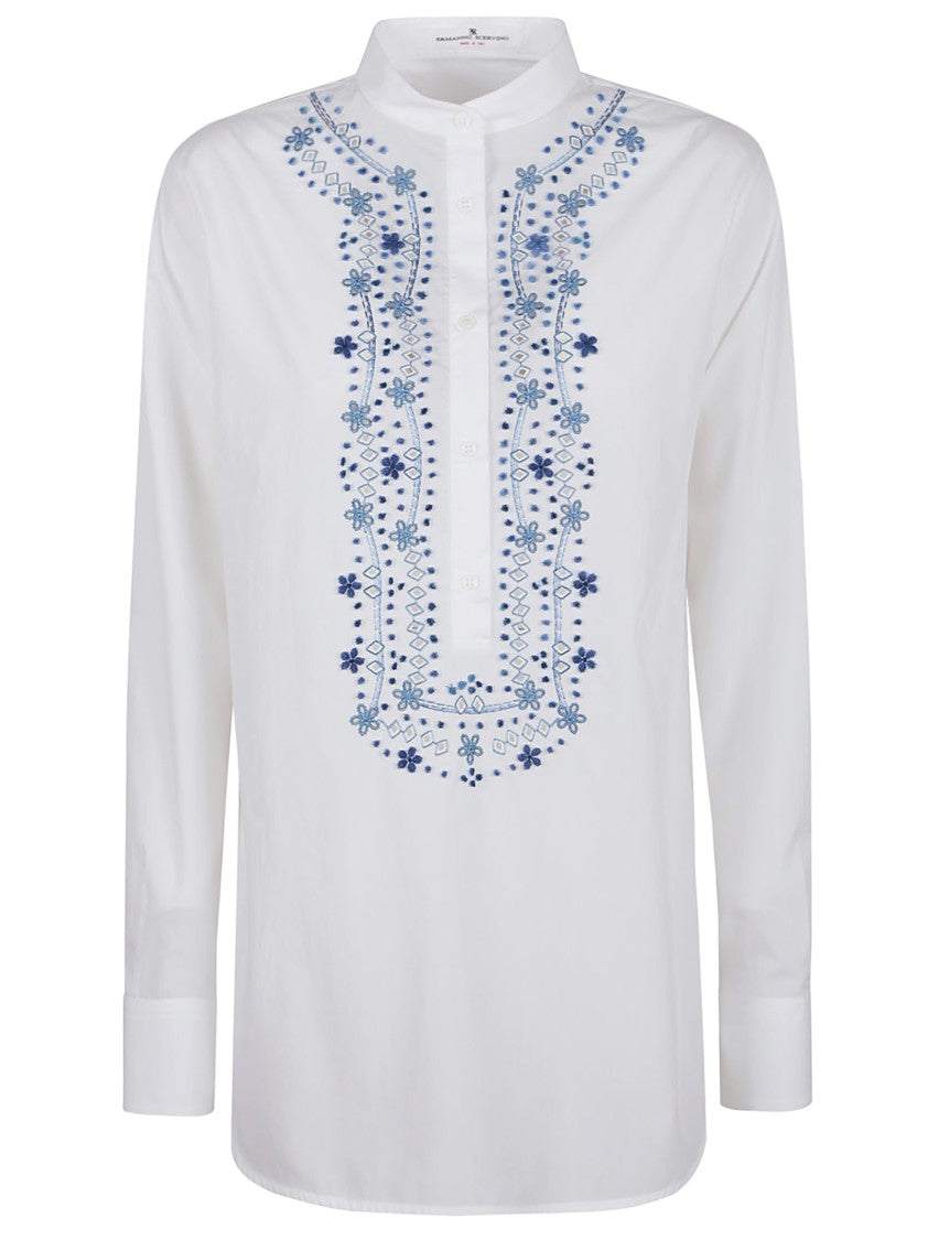 Ermanno Scervino White Cotton Shirt