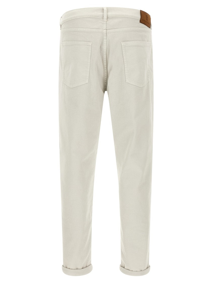 Brunello Cucinelli Garment-Dyed Denim Jeans